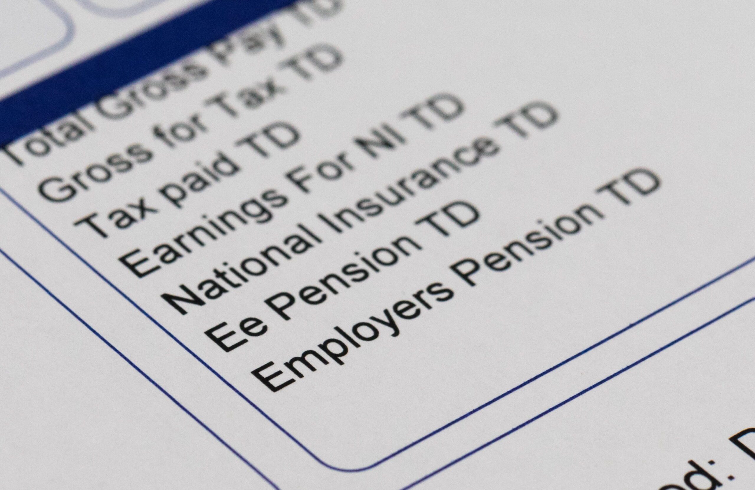 payslip for payroll